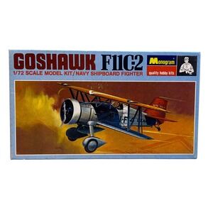 Monogram 1/72 Curtiss Goshawk F11C-2 Navy Shipboard Fighter Model Kit PA210